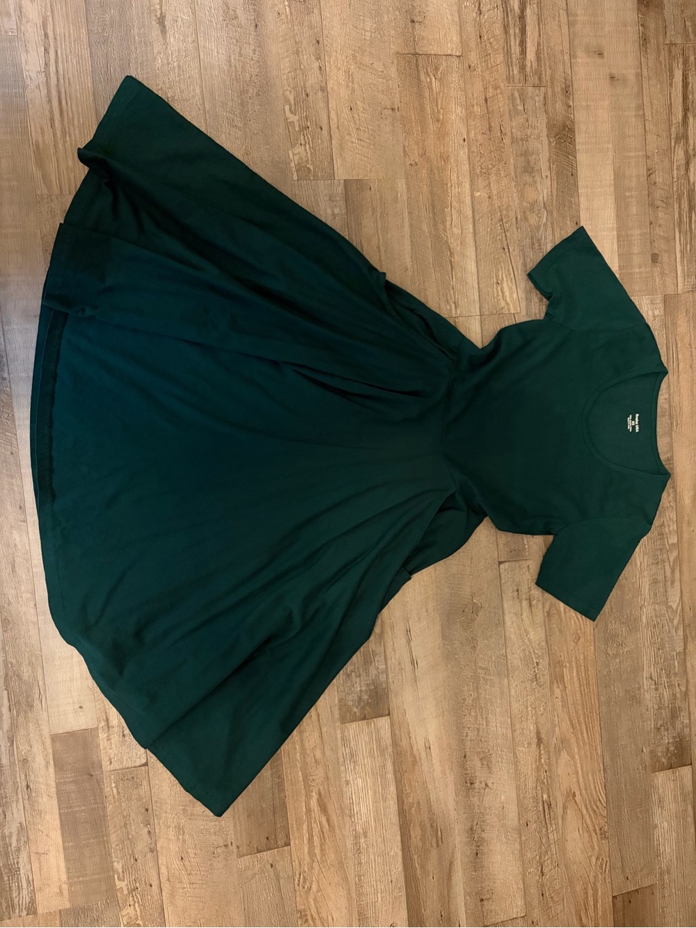 Svaha Forest Green Cotton Dress